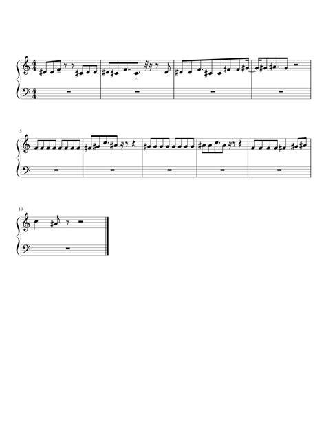 Mia Khalifa Piano Letter Notes