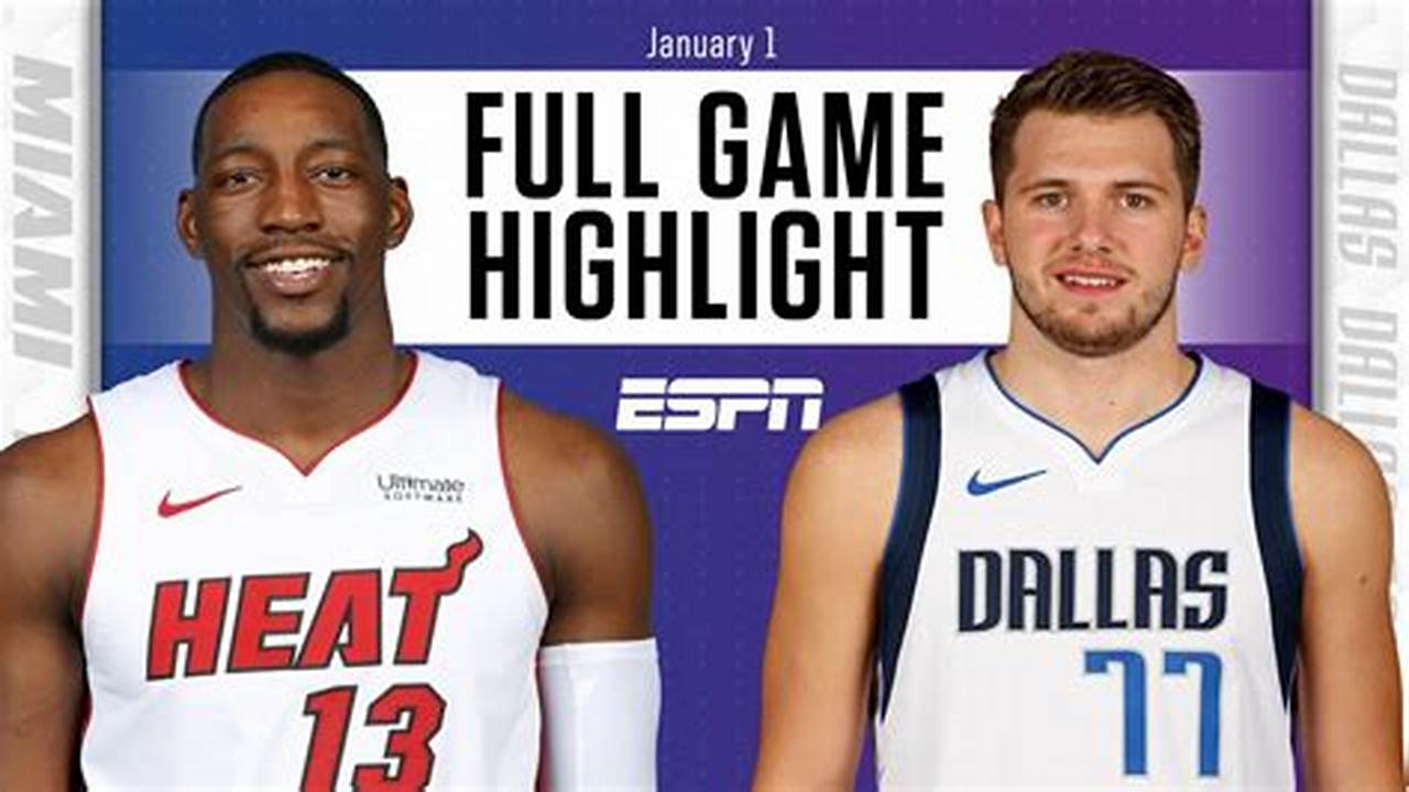 NBA Matchup Unveiled: Miami Heat vs. Dallas Mavericks - Uncover the Ultimate Viewing Guide