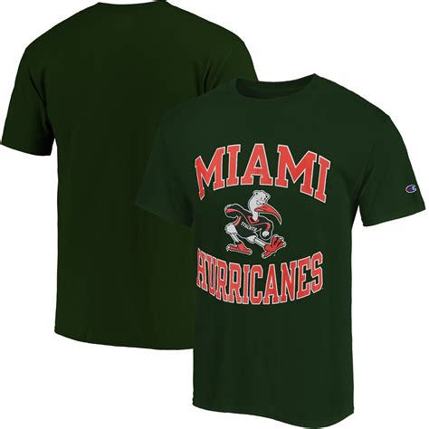 Score a Touchdown Style with Miami Hurricanes Graphic Tee