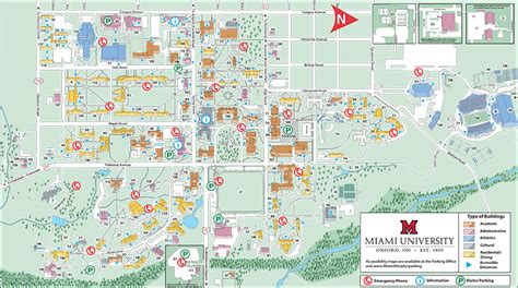 Miami Ohio Campus Map