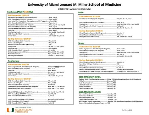 Miami Academic Calendar 2024