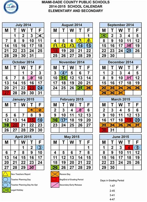 Miami Dade Public Calendar