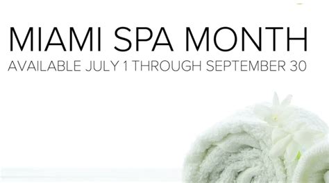 Indulge in Pure Luxury: Miami Spa Month 2022 is Here!