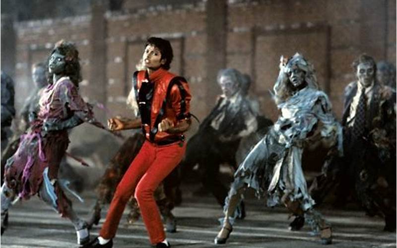 Michael Jackson In His Thriller Dance