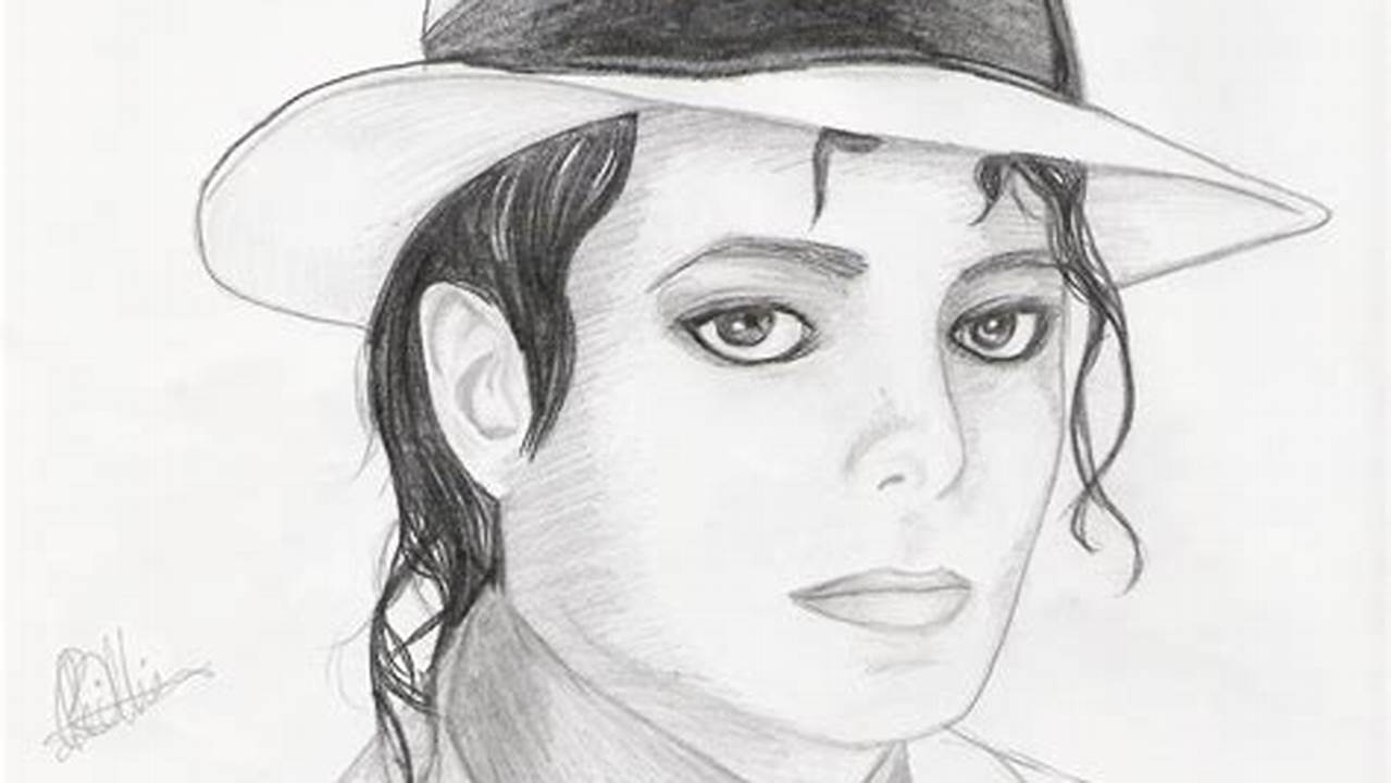Michael Jackson Pencil Sketch: Capturing the King of Pop's Essence