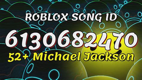 Michael Jackson - Roblox Music Codes