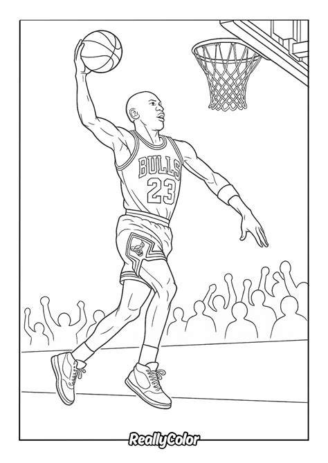 Michael Jordan Coloring Pages