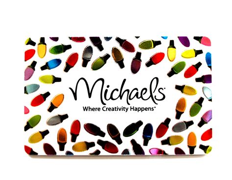 Michaels Printable Gift Card