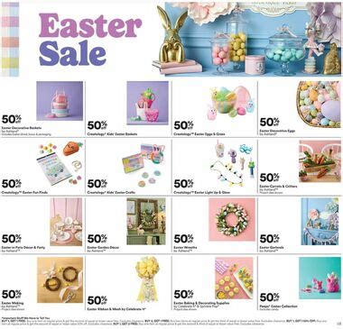 Michaels Hours Easter