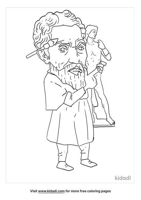 Michelangelo Coloring Page