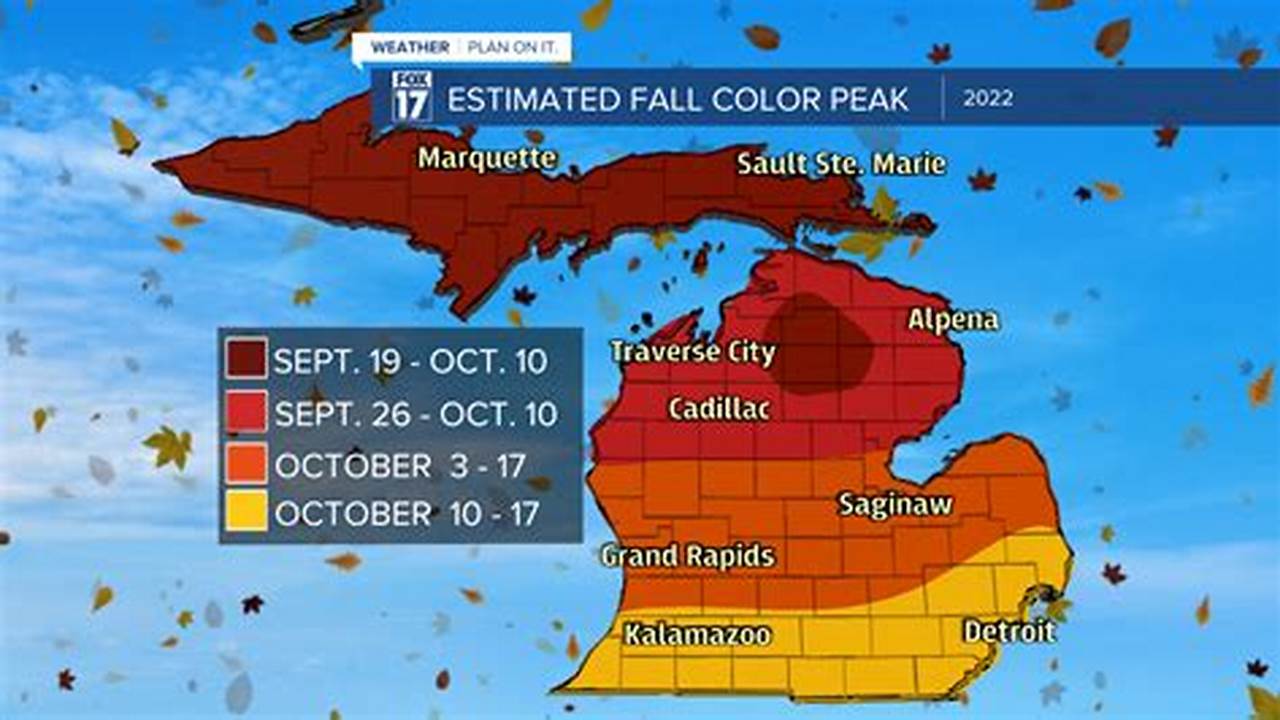 Michigan Fall Colors Map 2025