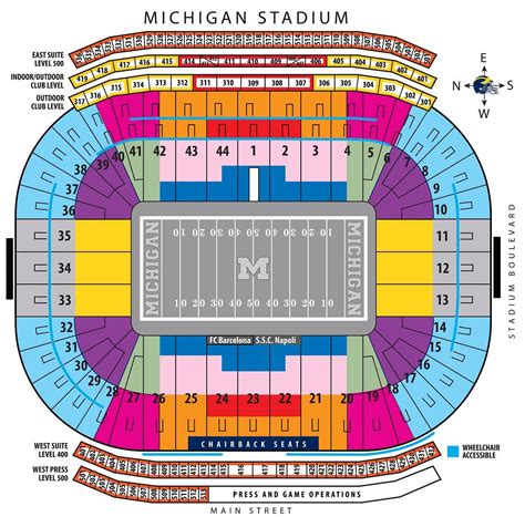 Michigan Football Stadium Seating Chart
