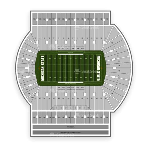 Michigan State Stadium Seating Chart