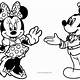 Mickey And Minnie Coloring Pages Printable