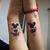 Mickey Mouse And Minnie Mouse Couple Tattoos