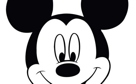 Mickey Mouse Template Face