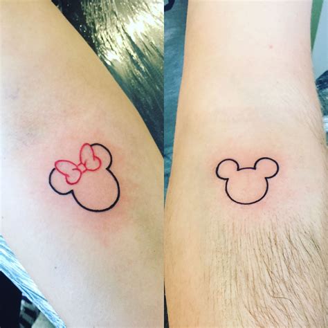 Mickey And Minnie Couples Tattoos