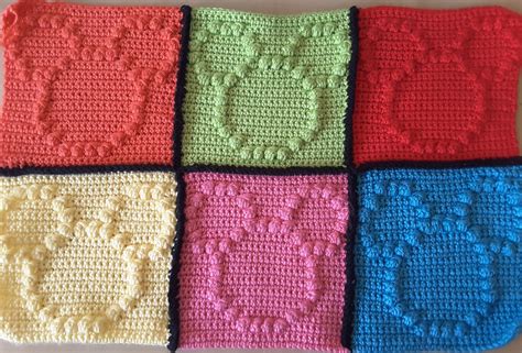 Mickey Crochet Blanket