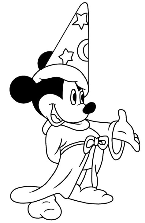 Mickey Dessin A Colorier