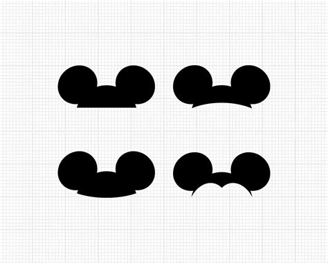 47+ Mickey Ears Template Svg, Mickey Ears Template.pdf