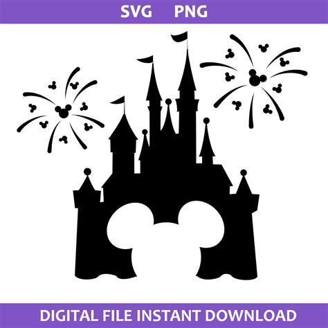 46+ Mickey Head With Castle SVG,Pin on crafts