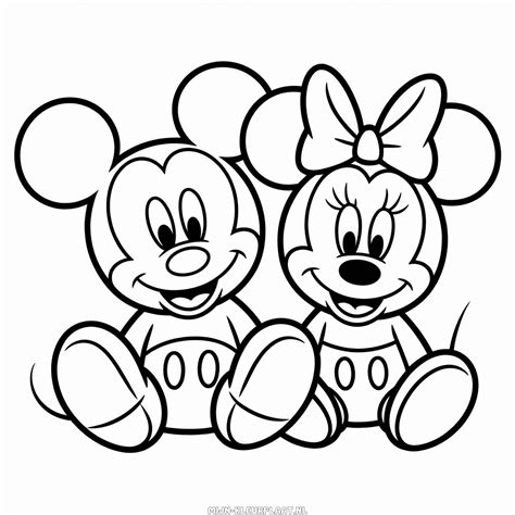Mickey Kleurplaat
