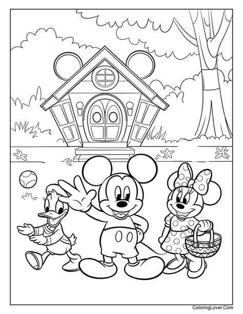 Mickey Mouse Clubhouse Color Pages