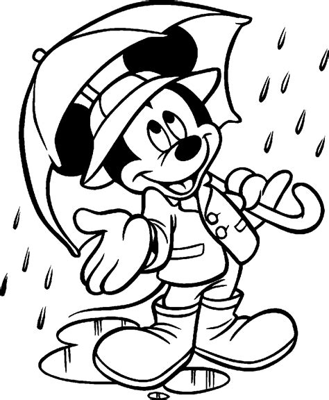 Mickey Mouse Color Page