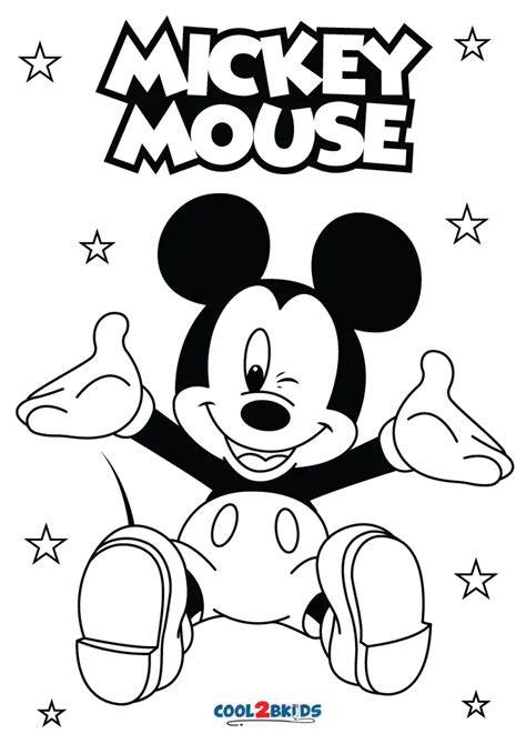 Mickey Mouse Coloring Pages To Print