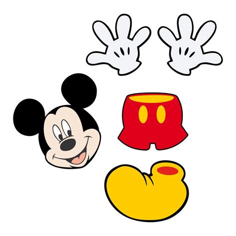 Mickey Mouse Cut Out Printable