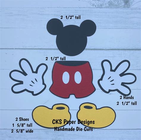Free Mickey Mouse Cut Out, Download Free Mickey Mouse Cut Out png