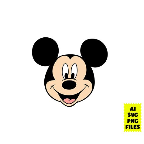 Magical Mickey Mouse Face Svg Design: Your Gateway to Amazing DIY Craft Projects