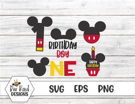51+ Mickey Mouse First Birthday SVG,Mickey mouse one svg