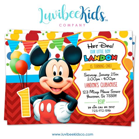 Newest 20+ Mickey Mouse Invitations