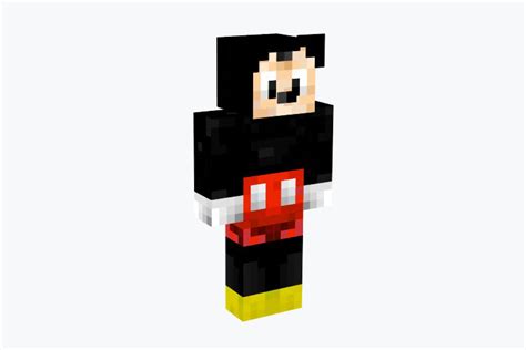 Mickey Mouse Minecraft Skin: A Disney-Inspired Adventure of Imagination and Creativity