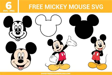 54+ Mickey Mouse SVG Files Free,Silhouette 2317 3ab561 getbutton signup cutting