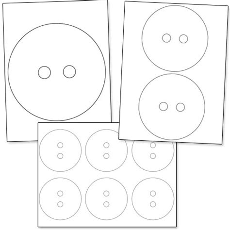 Mickey Mouse Short Button Template Printable