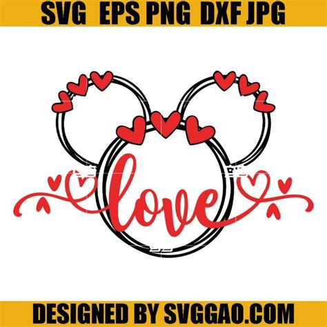 Spread the Love with Mickey: Discover the Best Valentine's Day SVG Designs for Your Craft Projects!