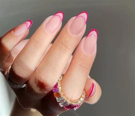 Get The Perfect Look With Micro French Manicure Long Nails