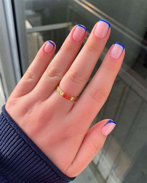 How To Achieve A Perfect Look With Micro French Nails Blue