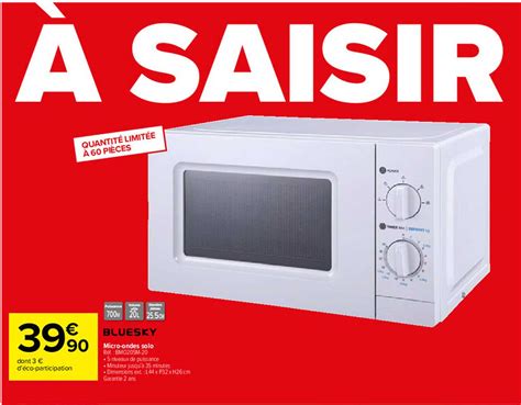 Micro Ondes Carrefour Promo
