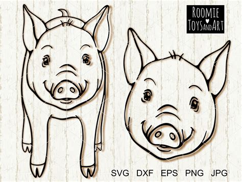 Download Micro Pigs SVG File - SVG Design Cameo