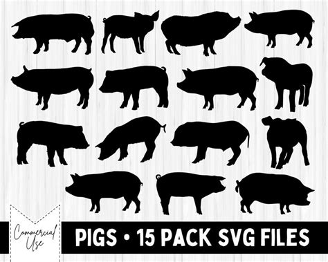 Download Micro Pigs SVG File - SVG Design Commercial Use DXF Files