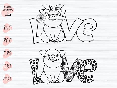 Download Micro Pigs SVG File - SVG Design Commercial Use for Cricut