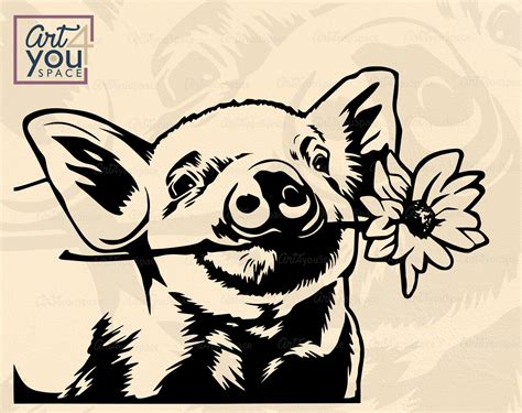 Download Micro Pigs SVG File - SVG Design Cricut SVG DXF Files