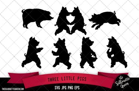 Download Micro Pigs SVG File - SVG Design Silhouette