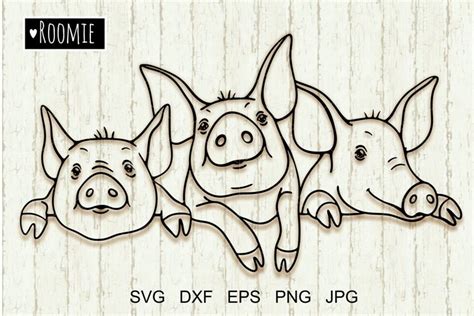 Download Micro Pigs SVG File - SVG Design for Cricut