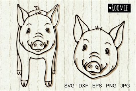 Download Micro Pigs SVG File - SVG Design for Cricut Machine