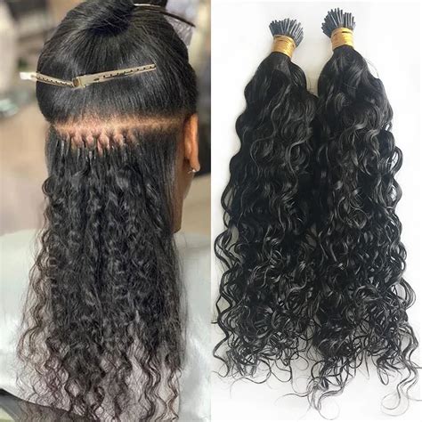 Micro-Link/I-Tip Hair Extensions For Curly Hair