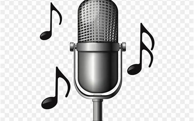 Microphone And Musical Notes Emoji